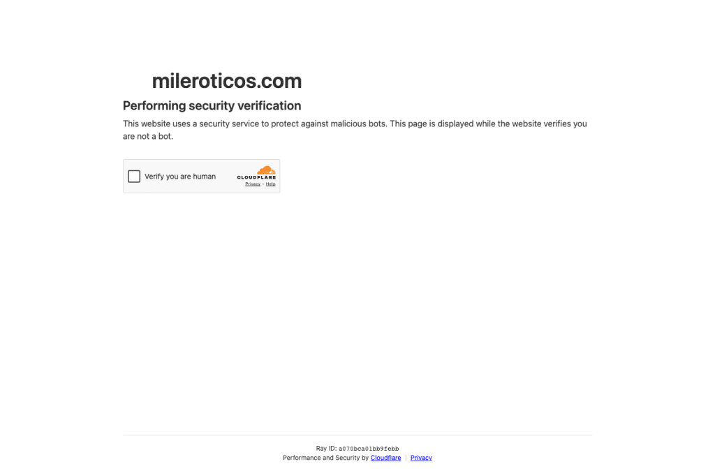 mileroticos.com homepage screenshot
