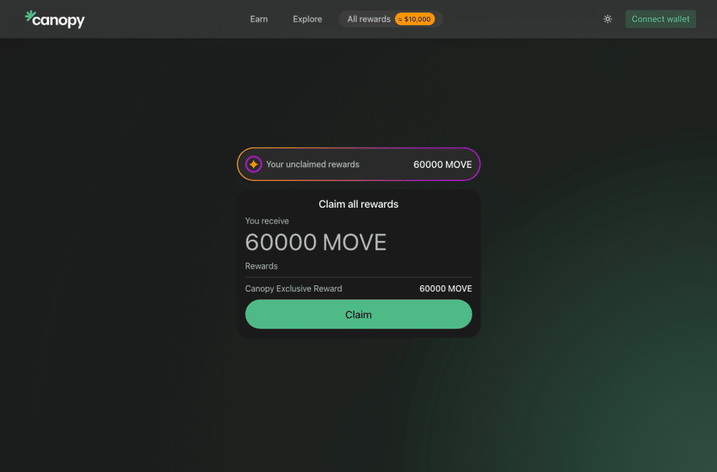 movereward.xyz homepage screenshot