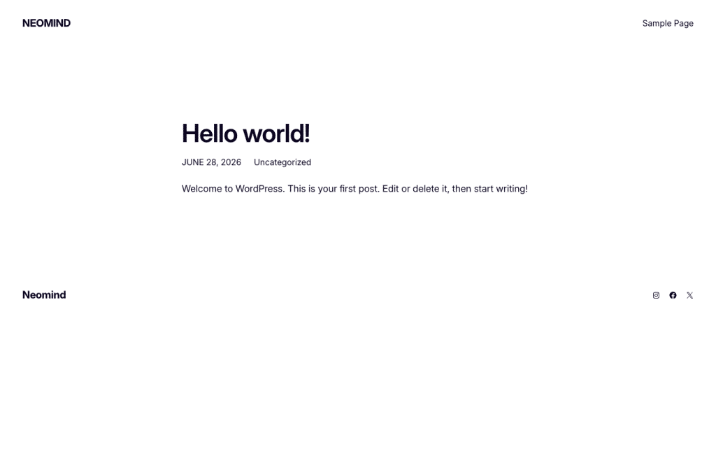 neomind.fi homepage screenshot