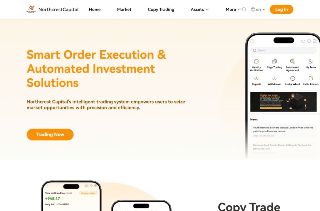 northcrestcapital-bl.com homepage screenshot