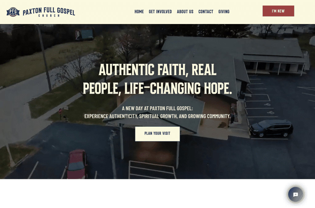 paxtonfg.com homepage screenshot