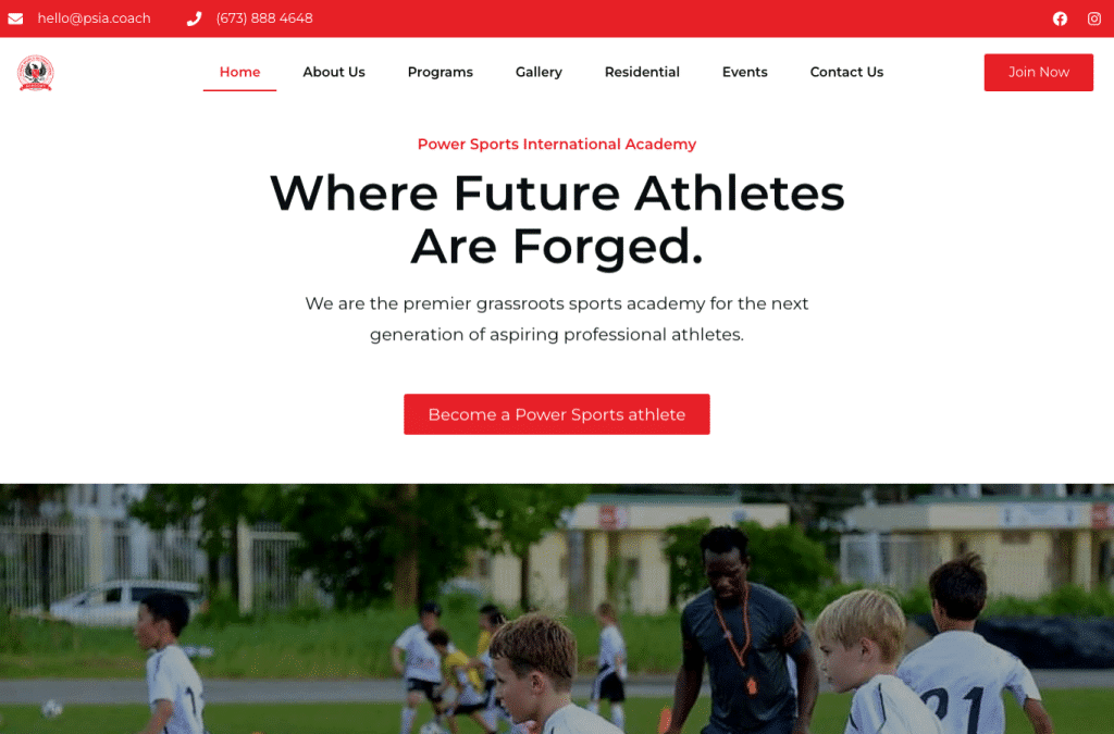psia.coach homepage screenshot