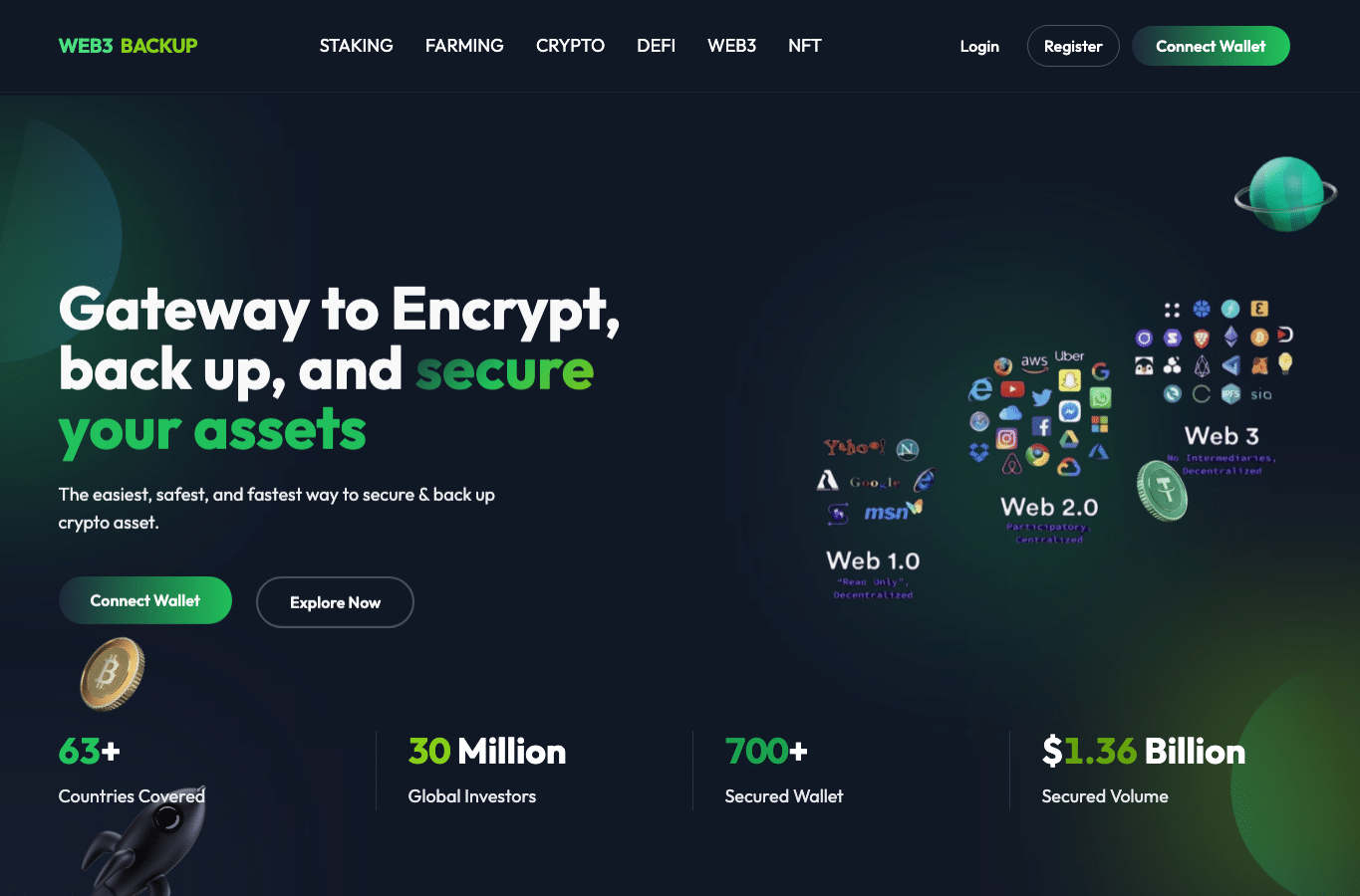 Screenshot preview of qfsweb3.net