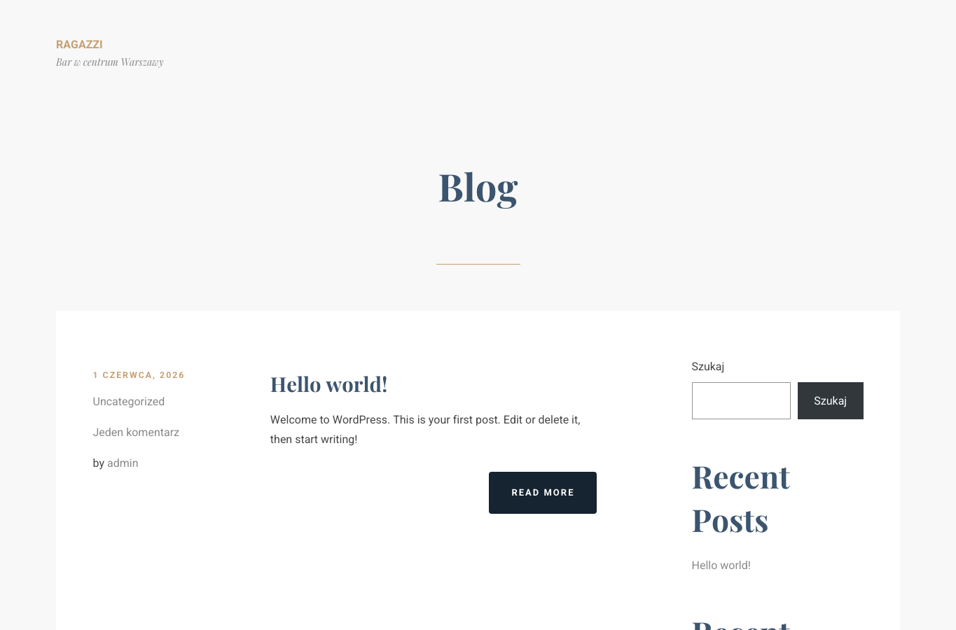 Screenshot preview of ragazzi.bar