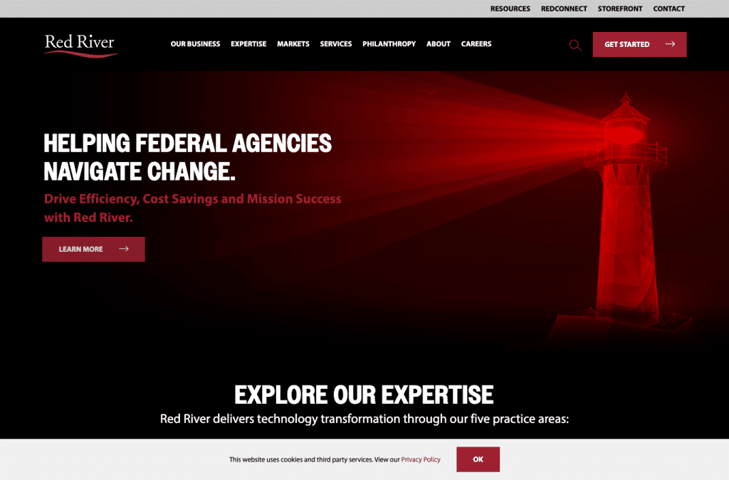 redriver.com homepage screenshot