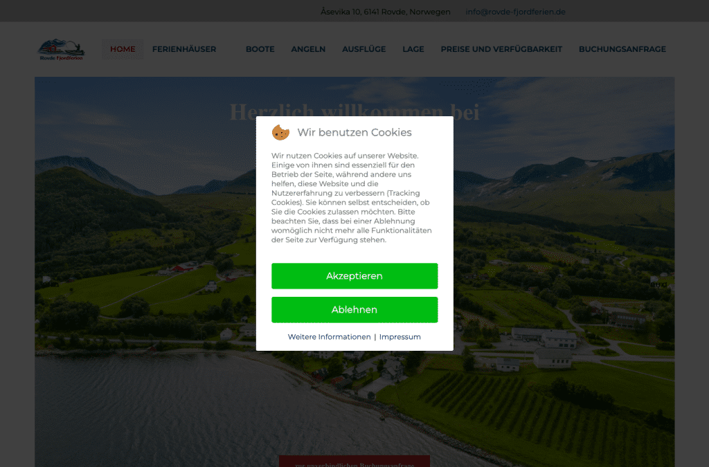rovde-fjordferien.de homepage screenshot