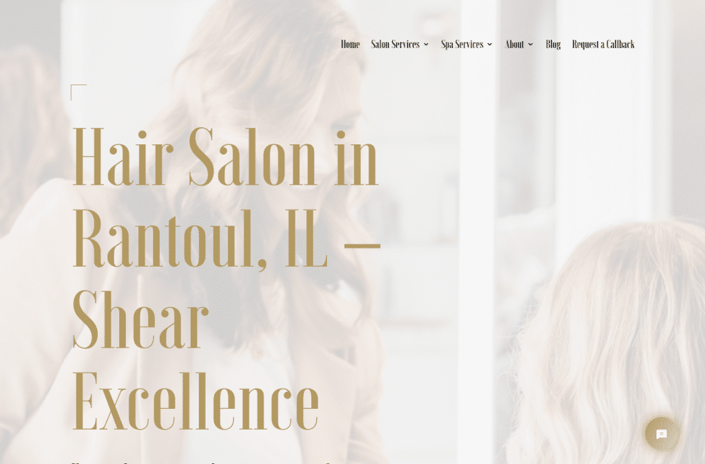 shearexcellencerantoul.com homepage screenshot