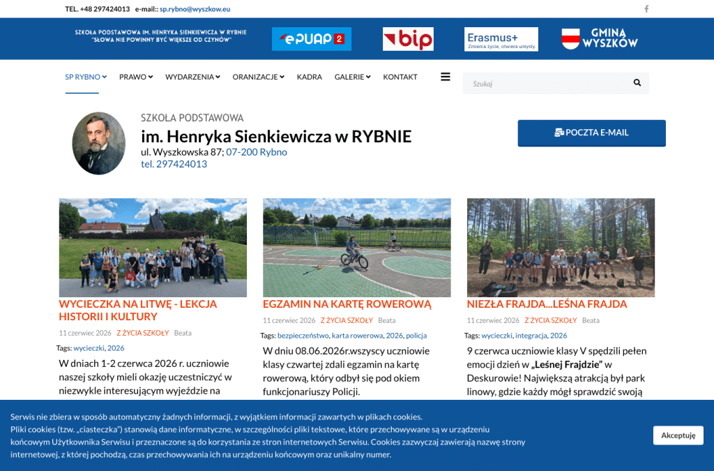 sprybno.pl homepage screenshot