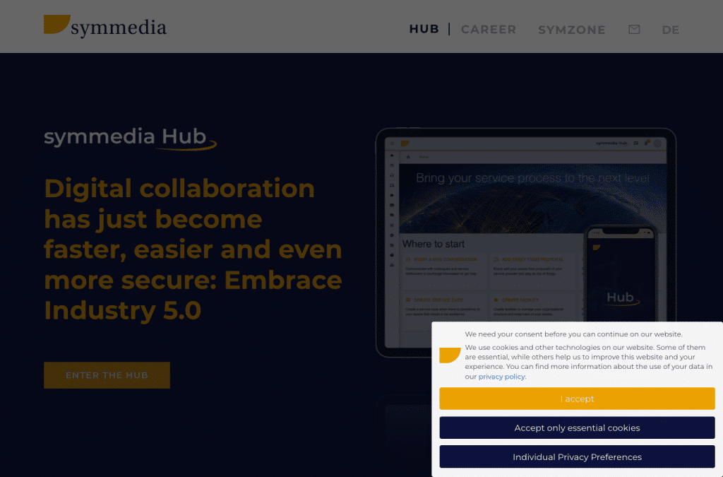symmediahub.com homepage screenshot