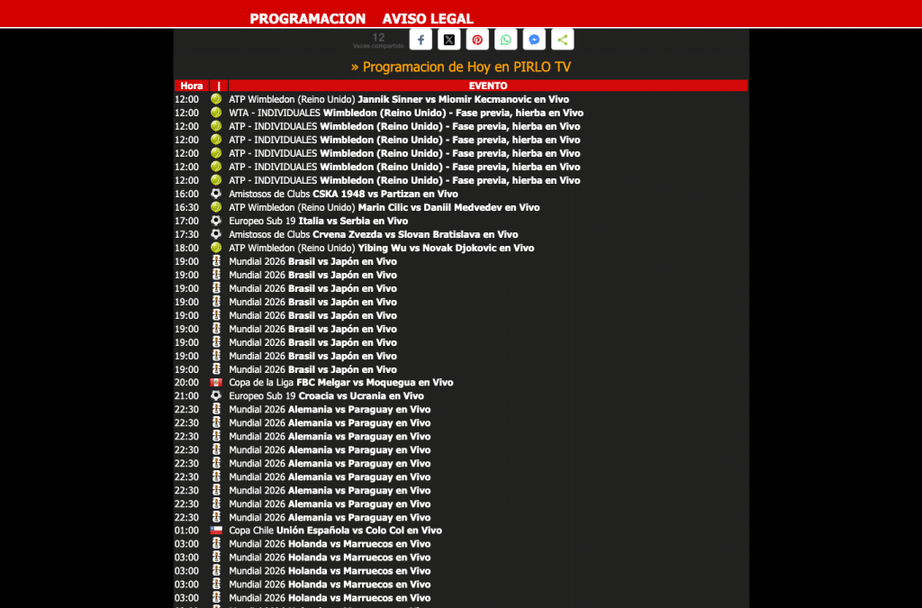 tarjetarojatvenvivo.dev homepage screenshot