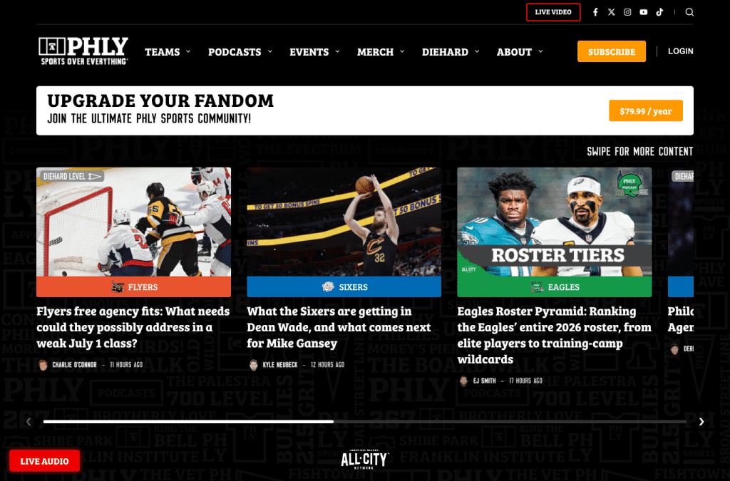 allphly.com homepage screenshot