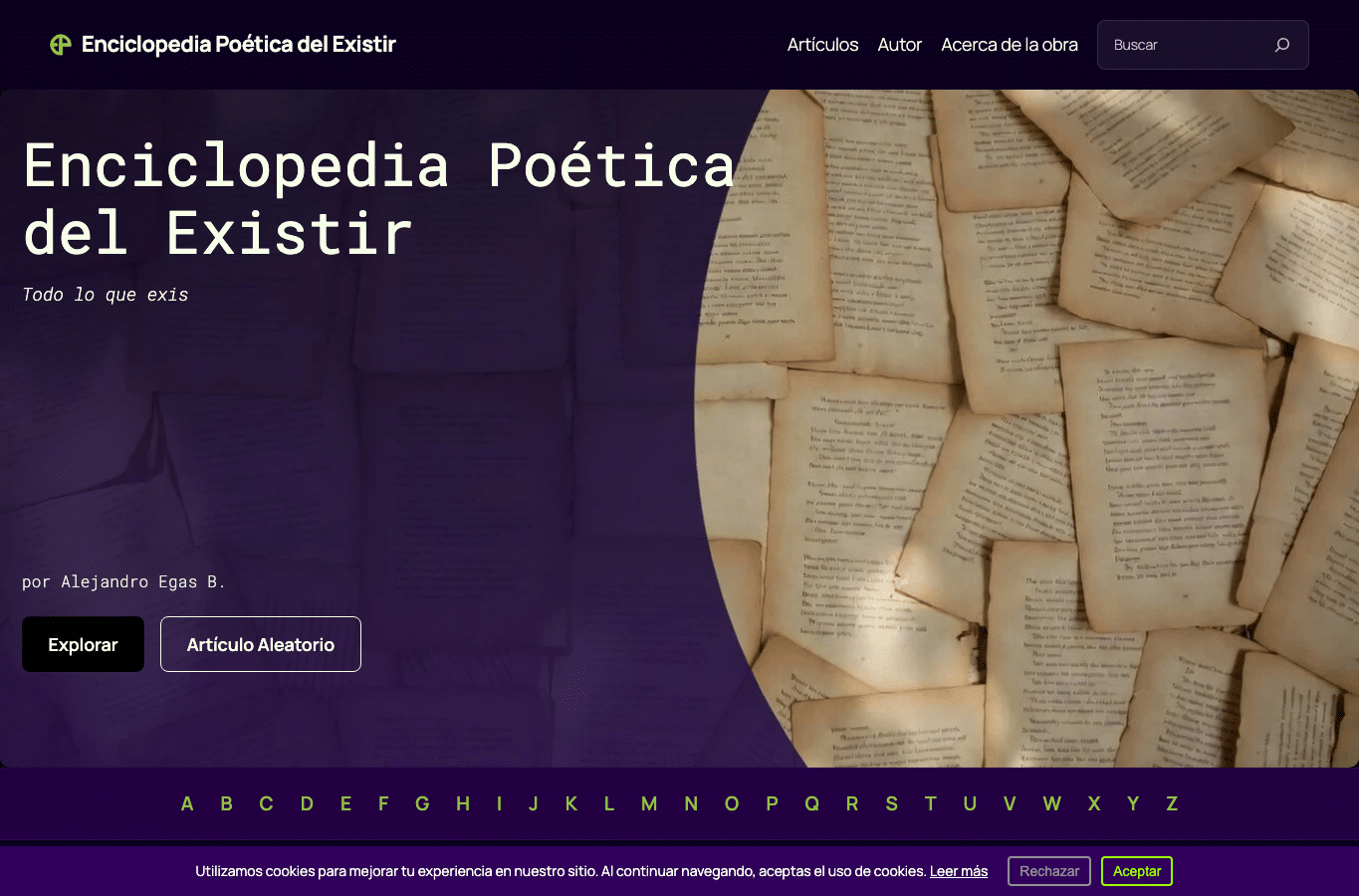 Screenshot preview of enciclopediapoetica.org