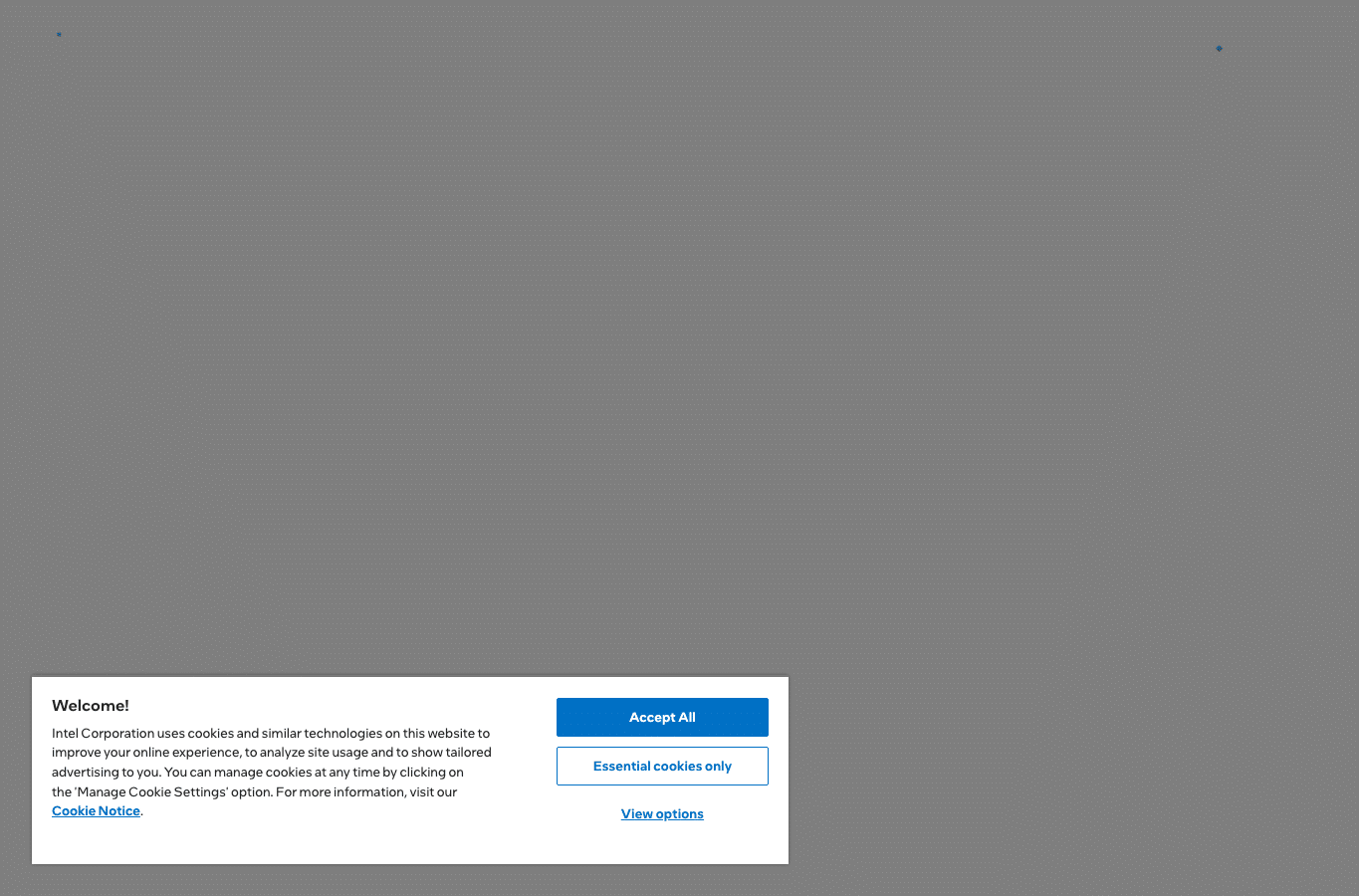 Screenshot preview of intel.com