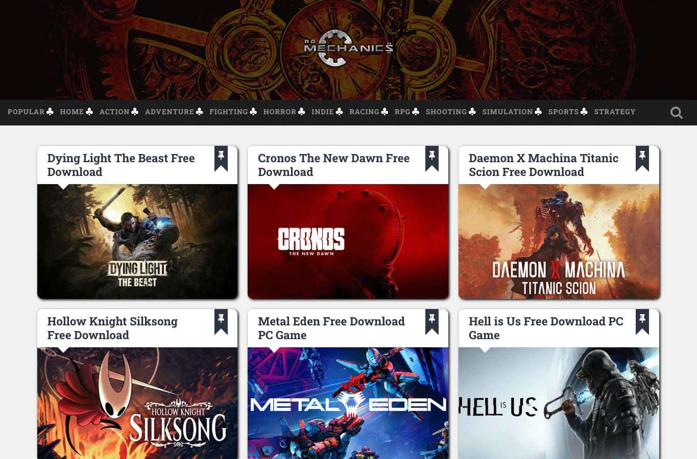 Screenshot preview of rgmechanics.com