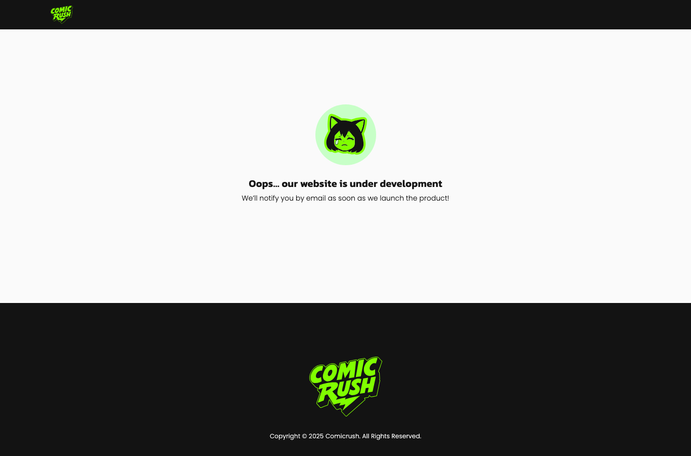 Screenshot preview of comiccrusher.com
