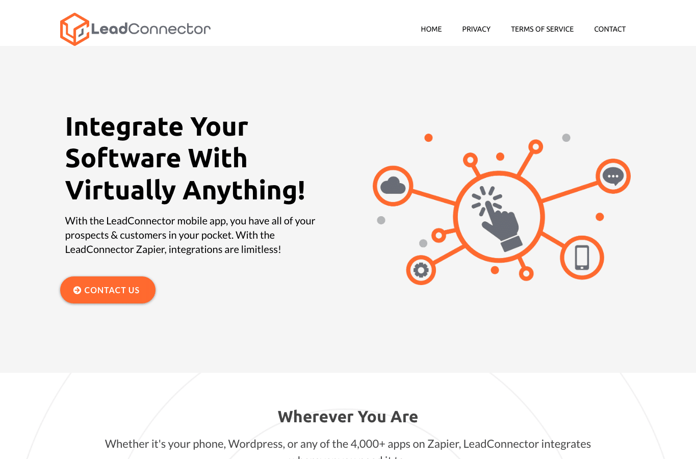 Screenshot preview of leadconnectorhq.com