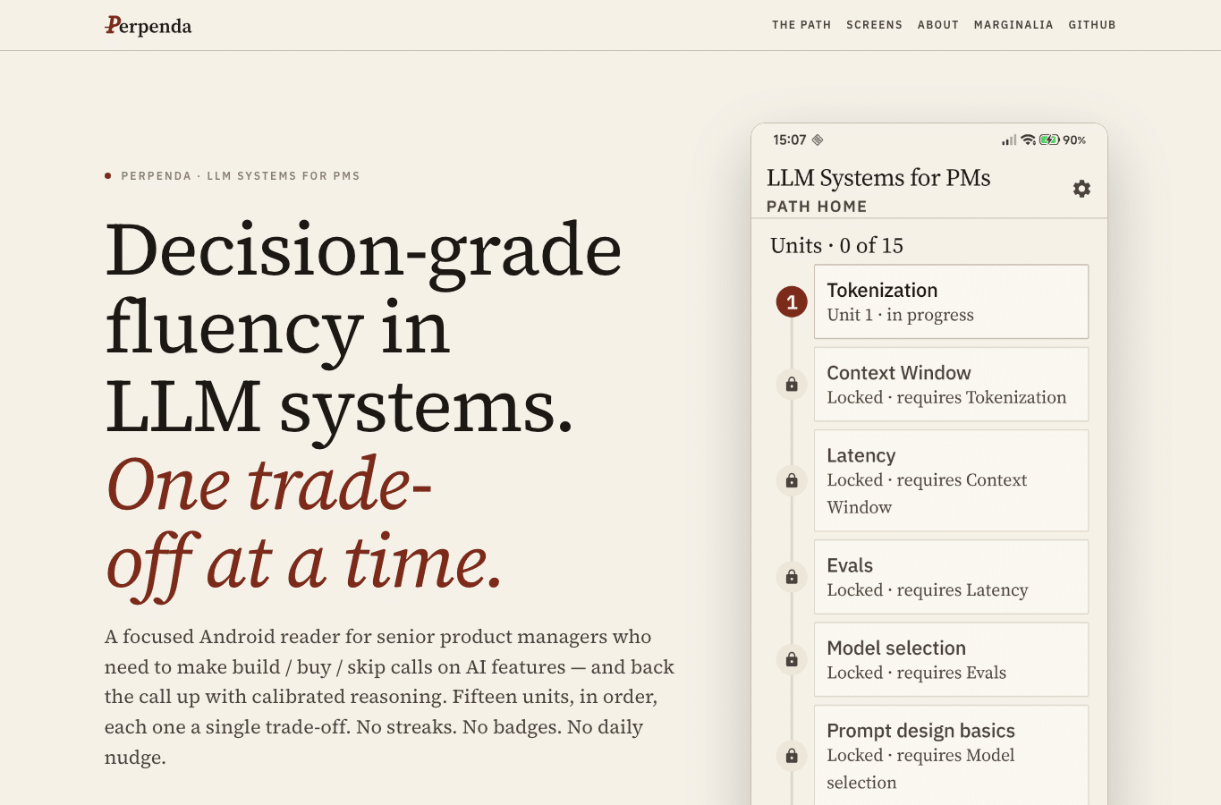 Screenshot preview of perpenda.com