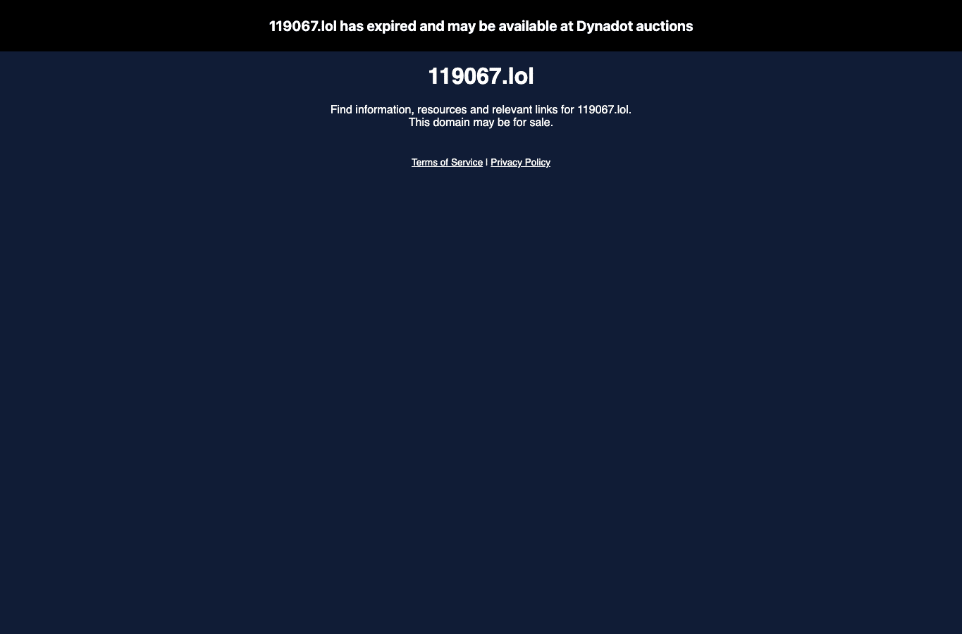 Screenshot preview of 119067.lol