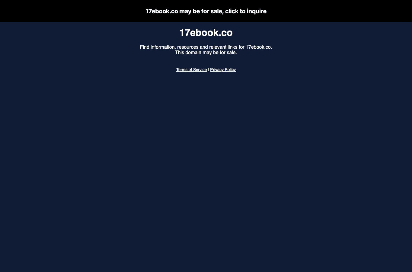 Screenshot preview of 17ebook.co