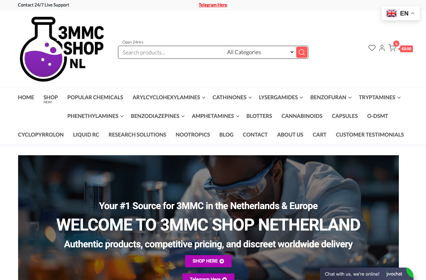 Screenshot preview of 3mmcshopnl.com