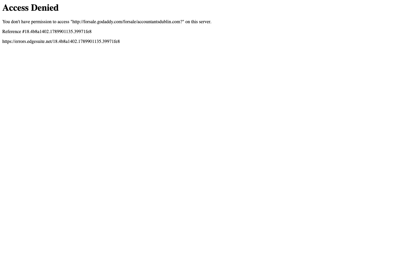 Screenshot preview of accountantsdublin.com