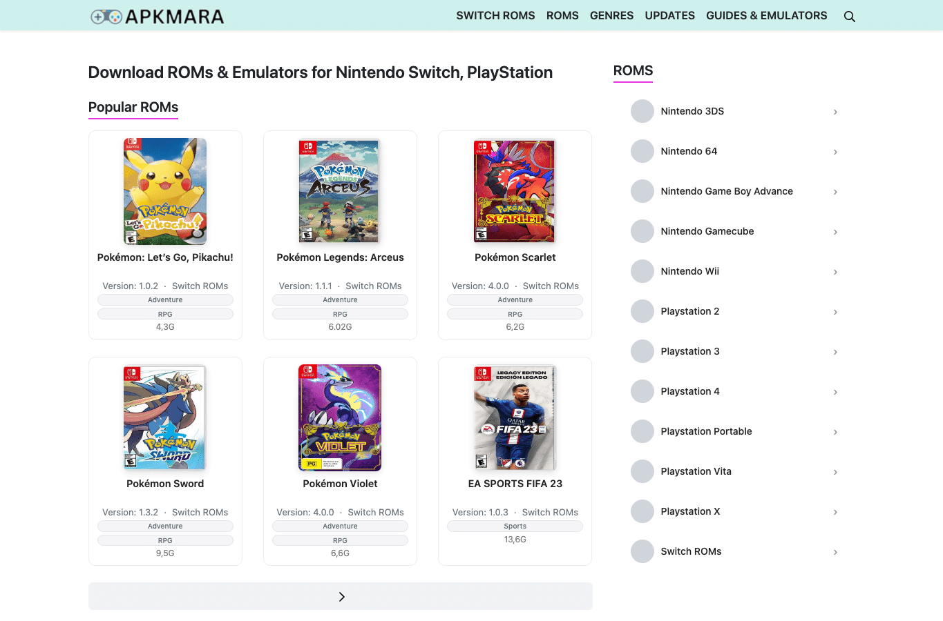Screenshot preview of apkmara.com