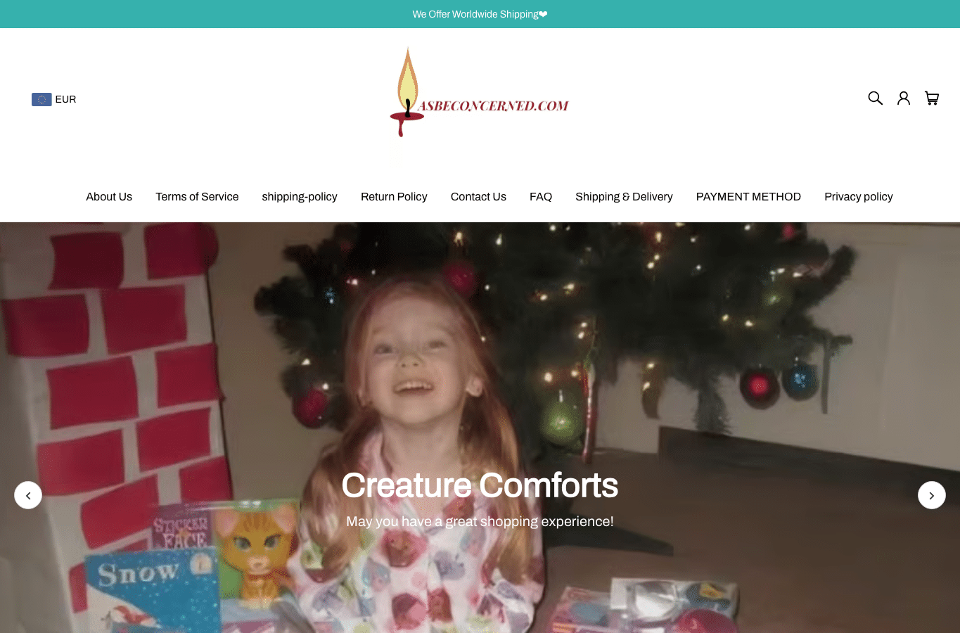 Screenshot preview of asbeconcerned.com