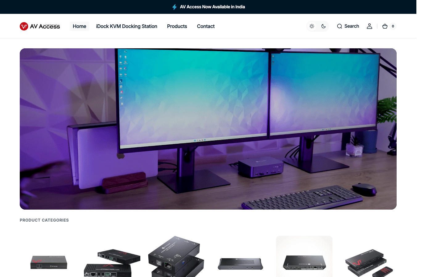 Screenshot preview of avaccess.in