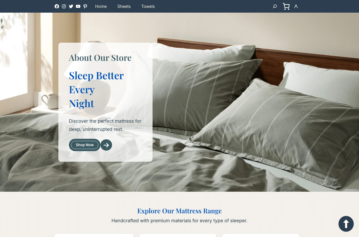 Screenshot preview of beddinglsim.com
