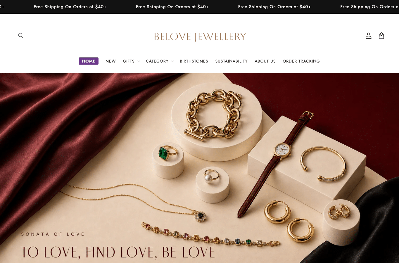 Screenshot preview of belovejewel.com