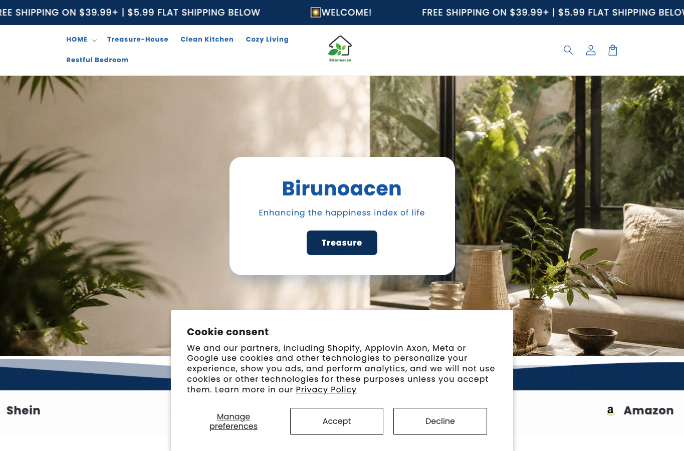 Screenshot preview of birunoacen.com