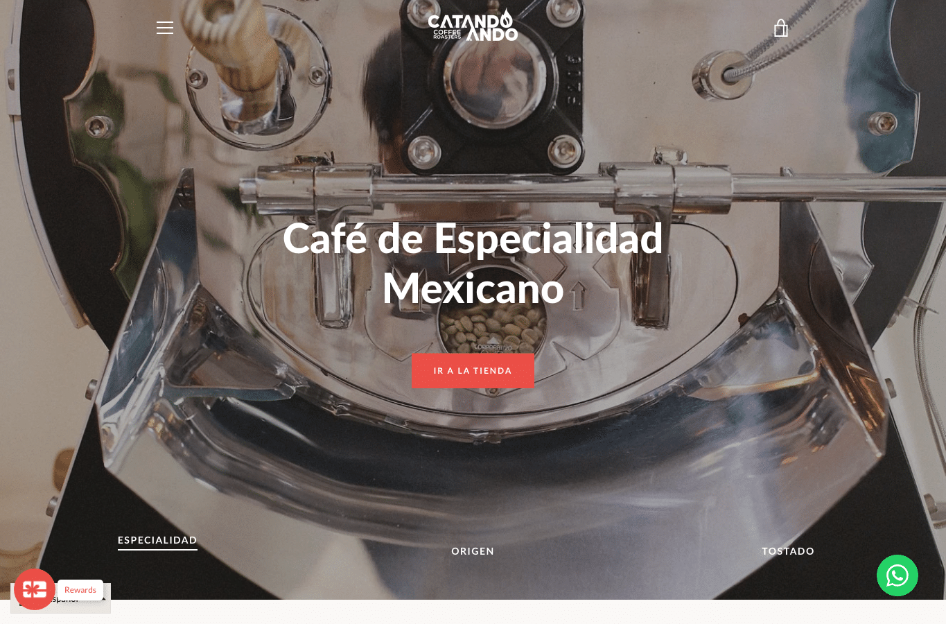 Screenshot preview of catandoando.mx