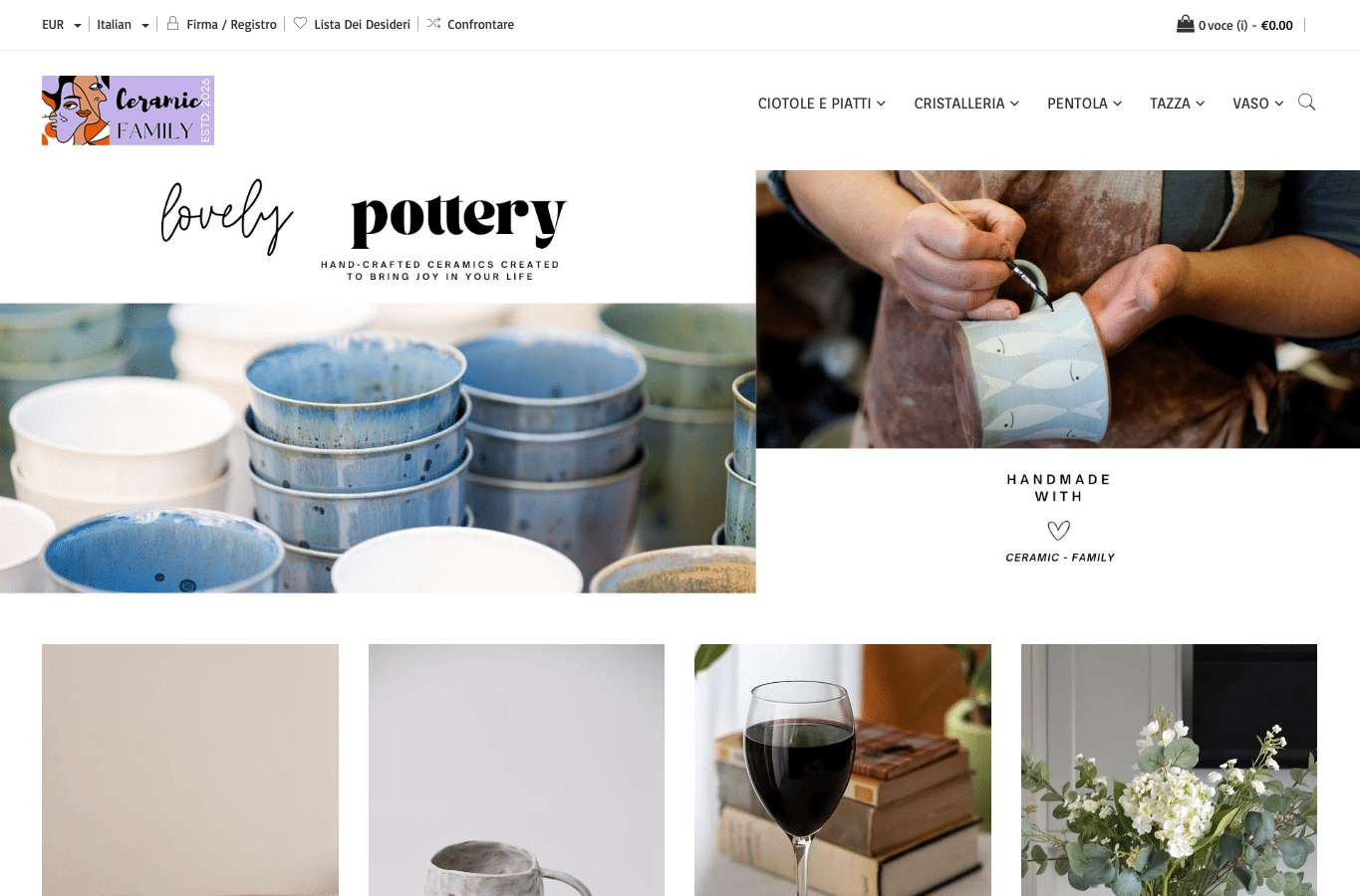 Screenshot preview of ceramic-family.com