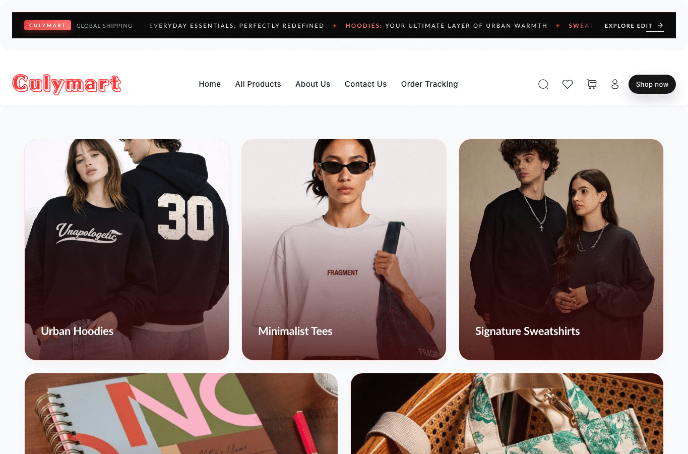 Screenshot preview of culymart.com
