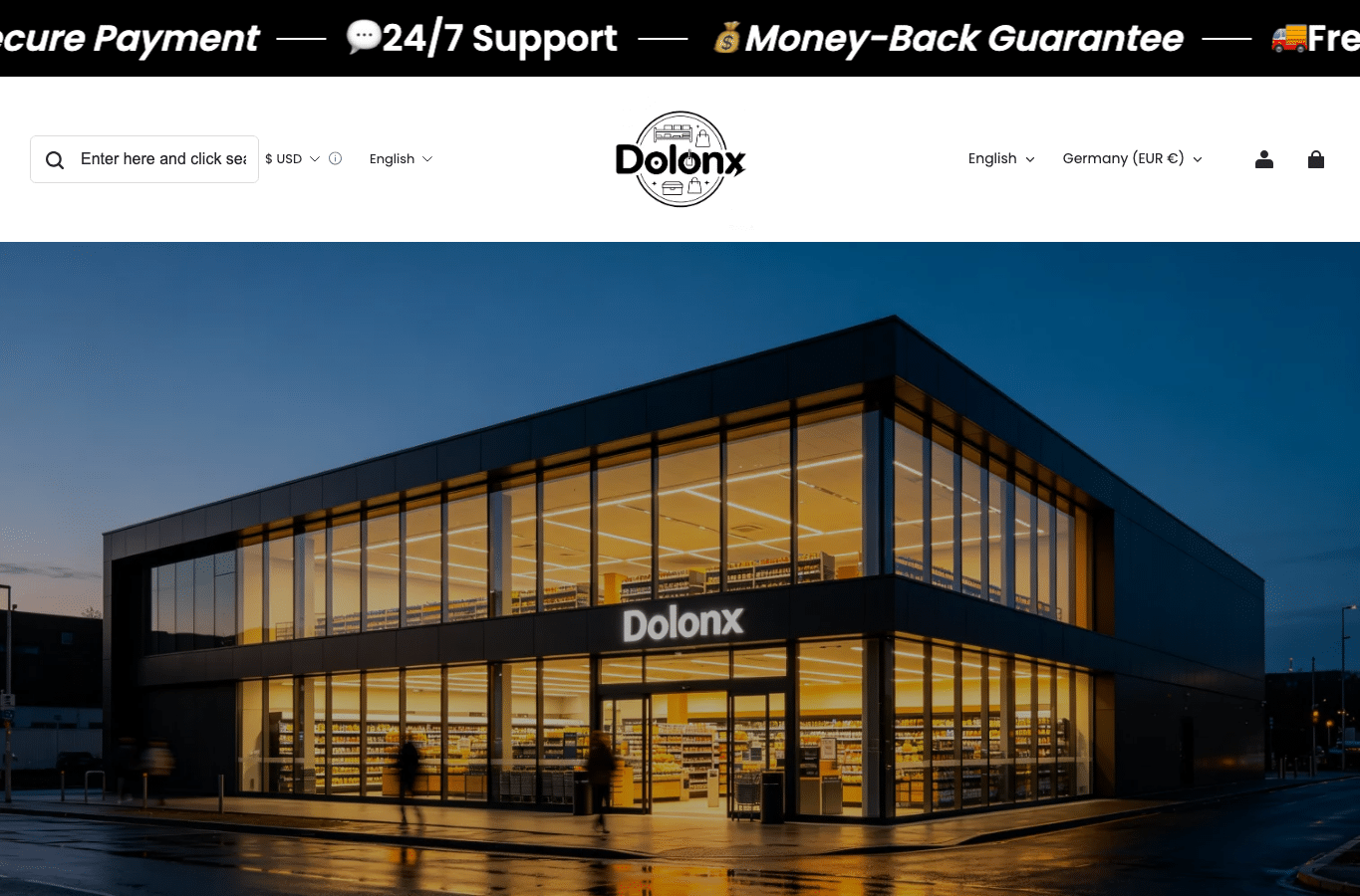 Screenshot preview of dolonx.com