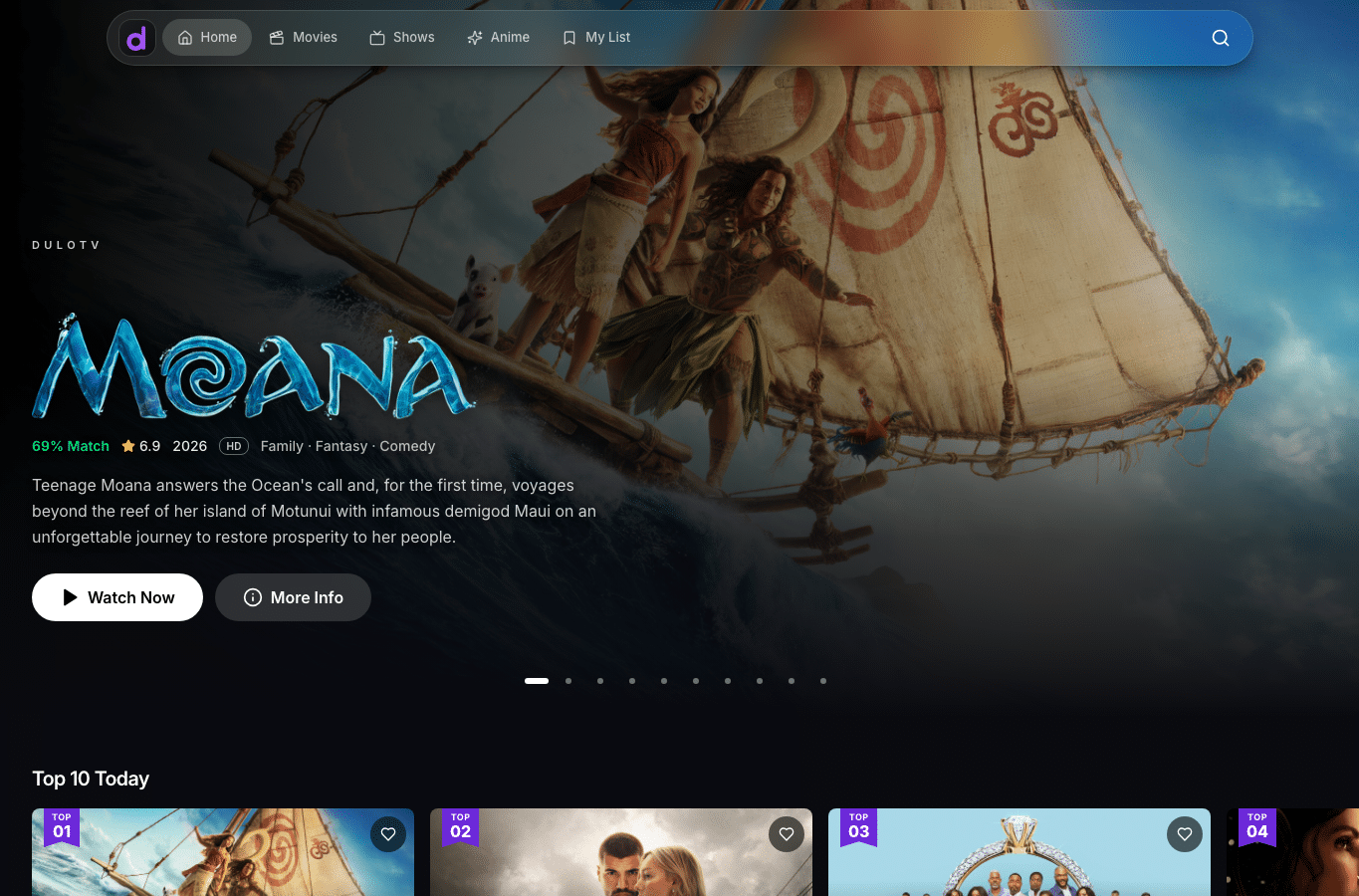 Screenshot preview of dulo.site