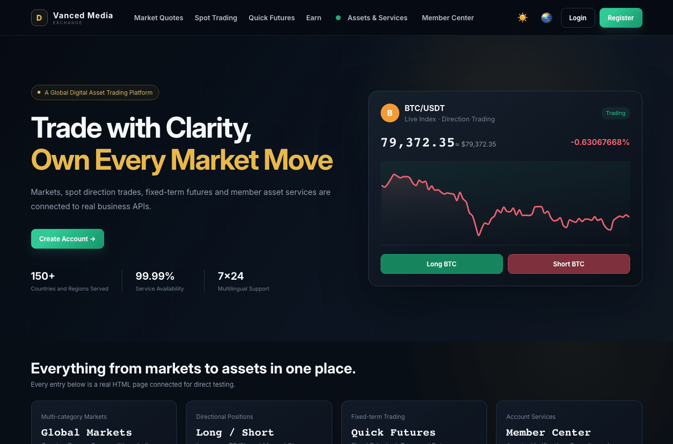 Screenshot preview of euvex.xyz