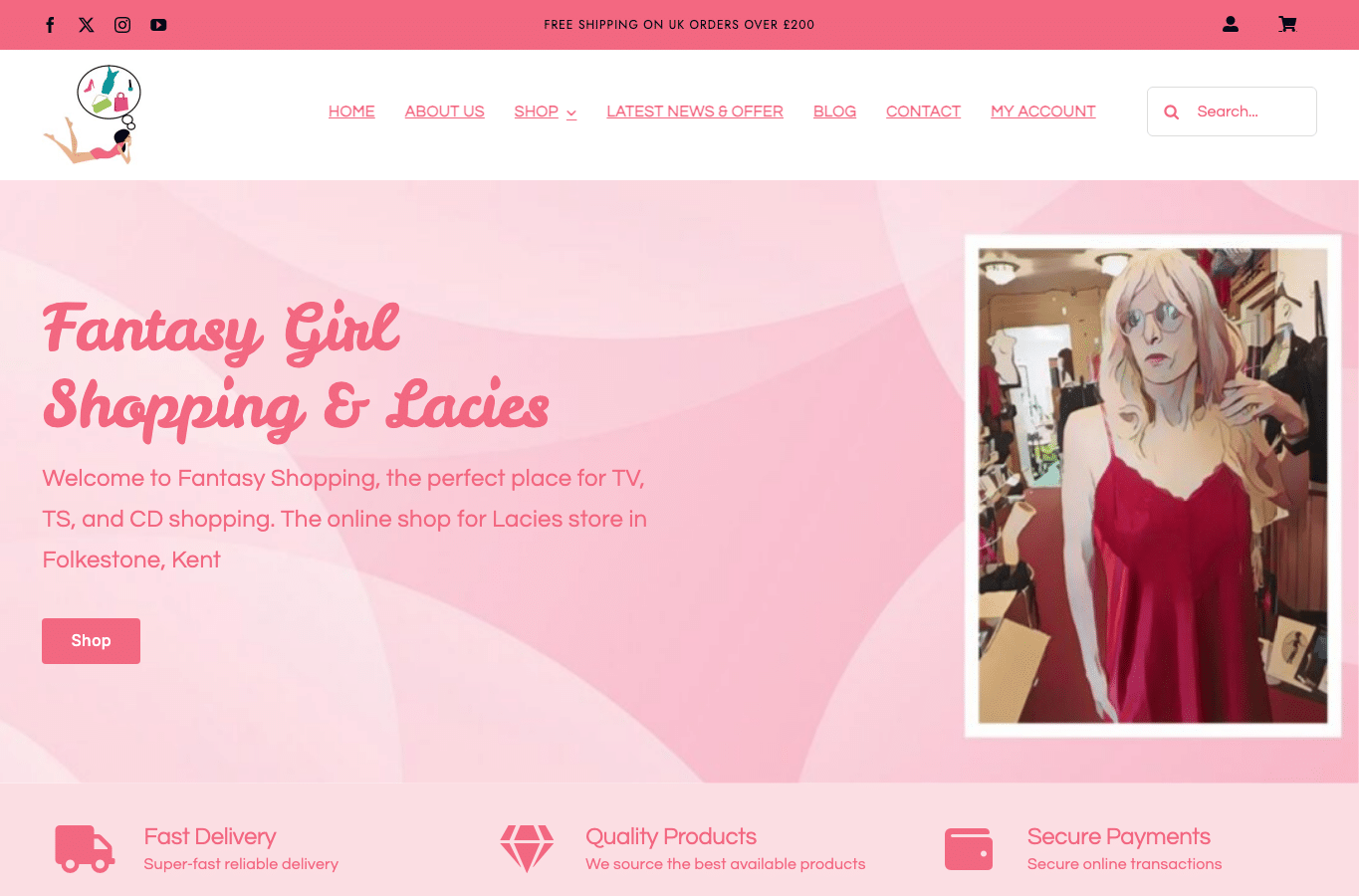 Screenshot preview of fantasyshopping.co.uk