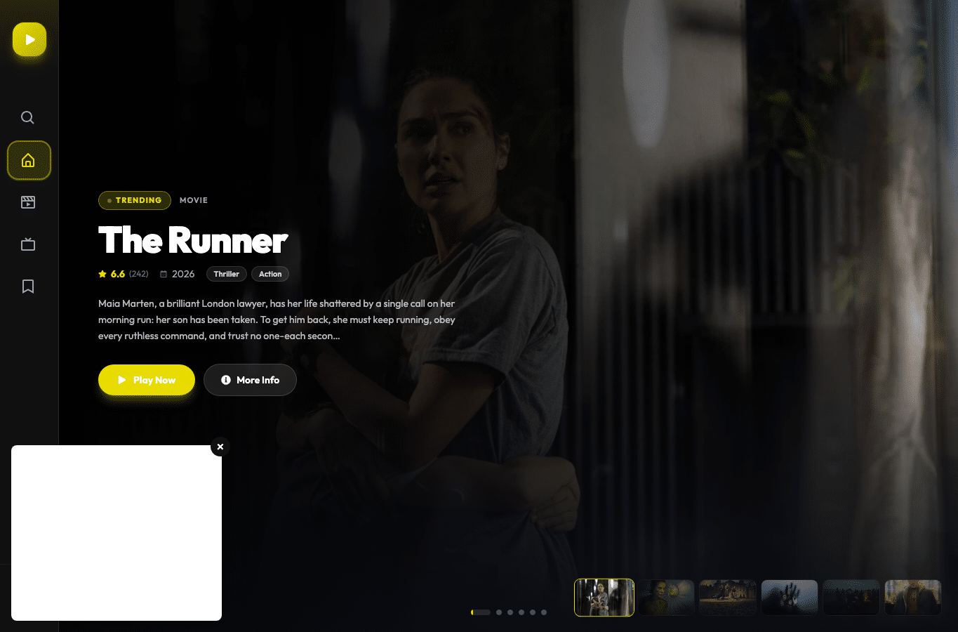 Screenshot preview of fboxtv.org