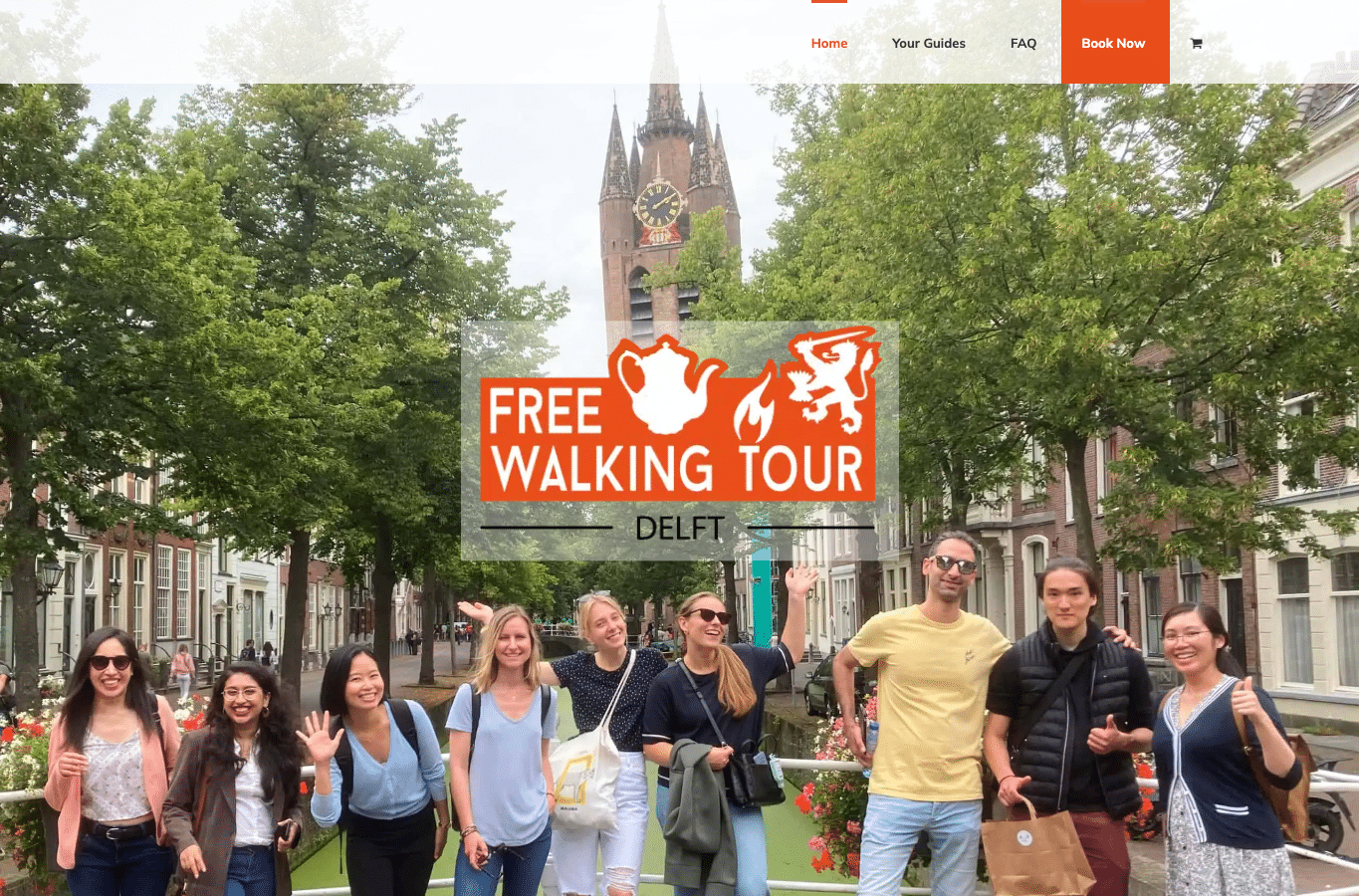 Screenshot preview of freewalkingtoursdelft.com