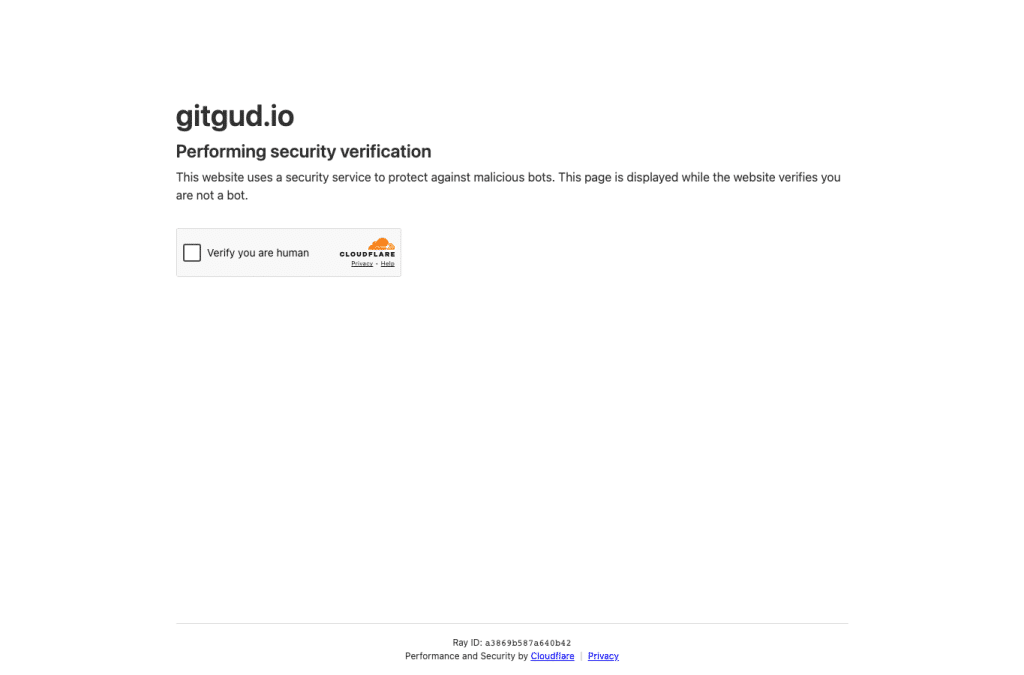 Screenshot preview of gitgud.io