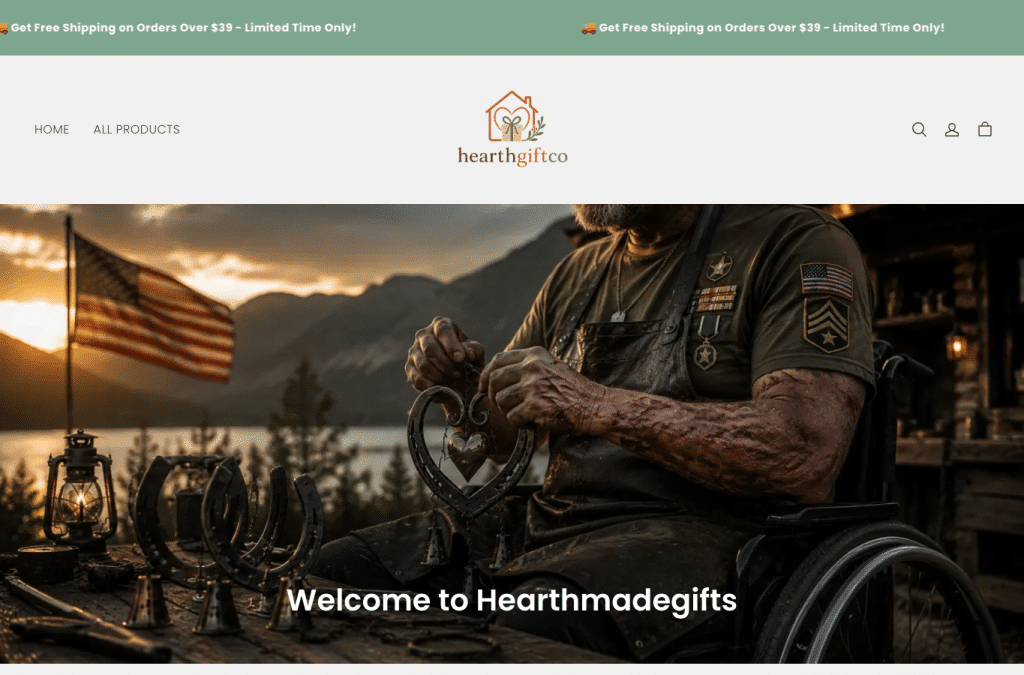 Screenshot preview of hearthgiftco.com