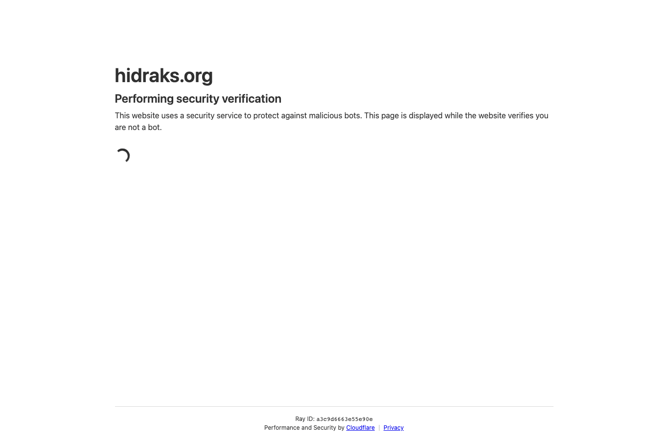 Screenshot preview of hidraks.org