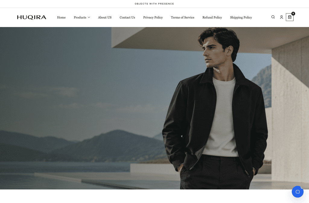 Screenshot preview of huqira.com