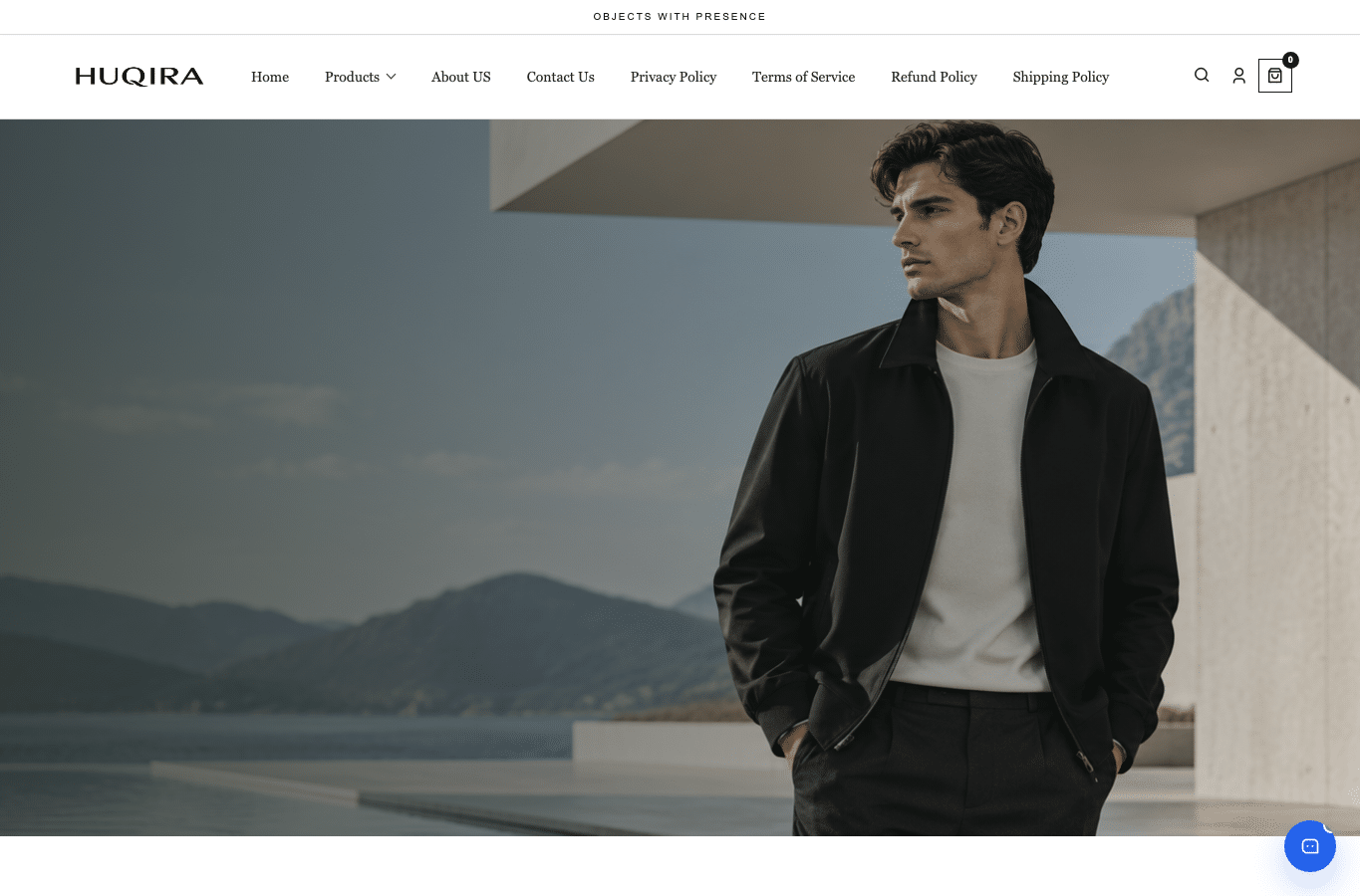 Screenshot preview of huqira.com