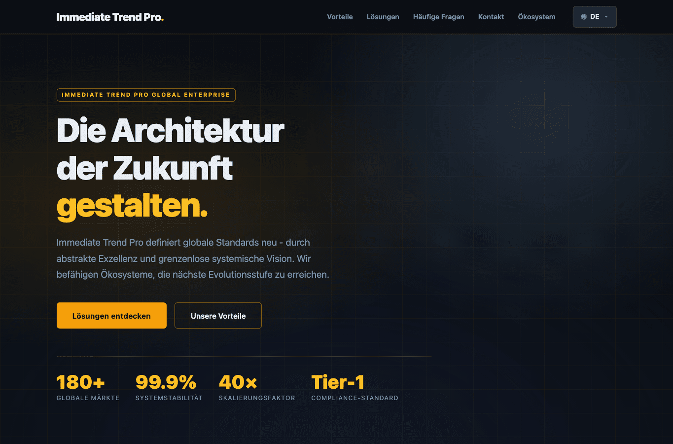 Screenshot preview of immediatetrendprotrade.de