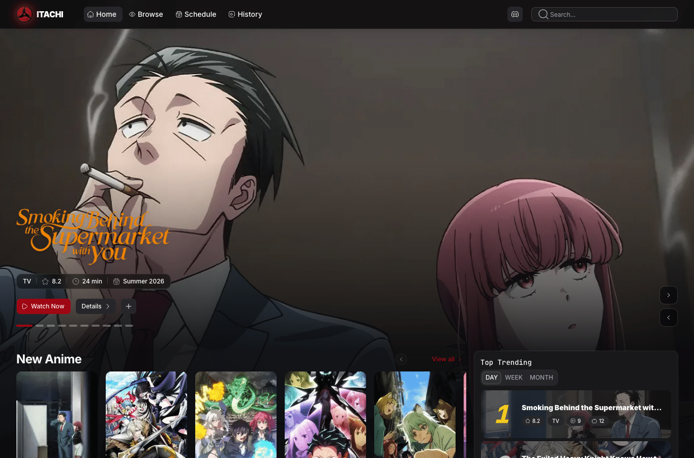 Screenshot preview of itachi.tv