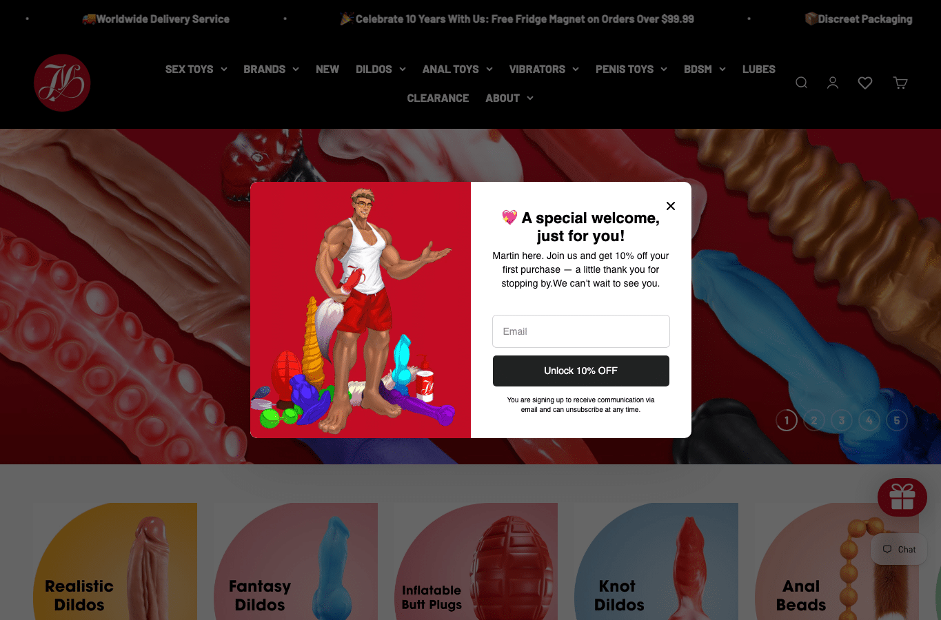 Screenshot preview of juliettoys.com