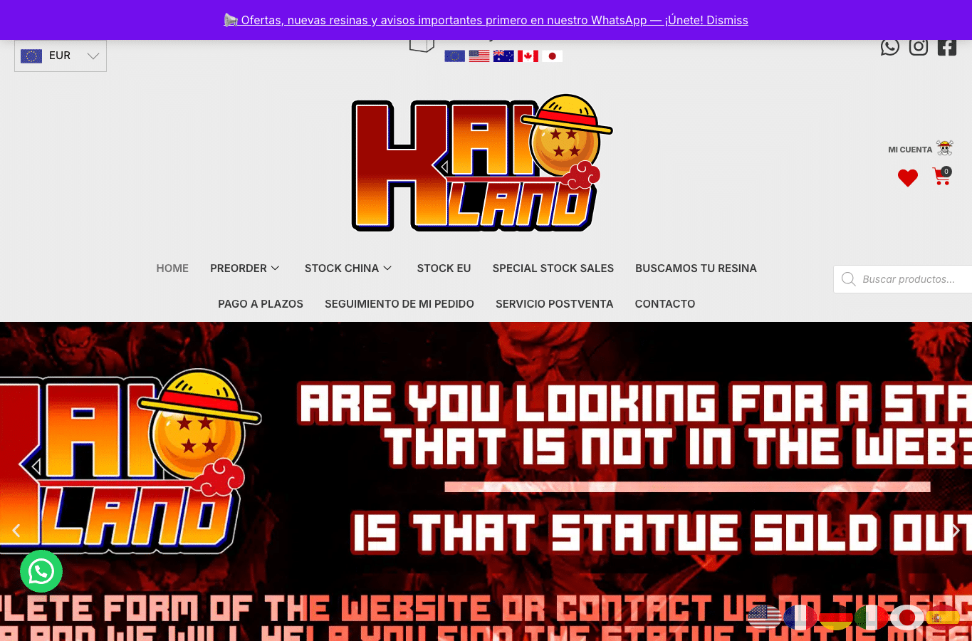 Screenshot preview of kaioland.com