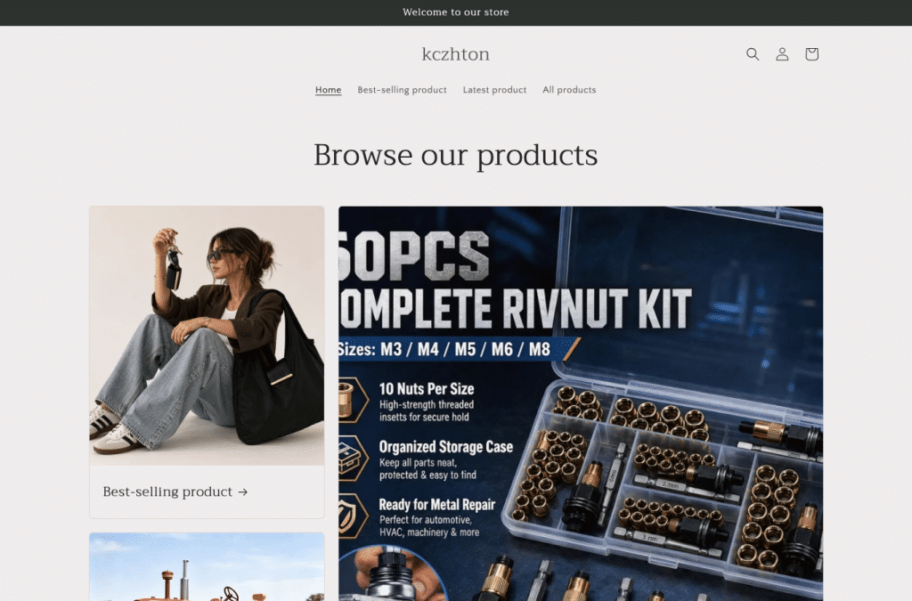 Screenshot preview of kczhton.com